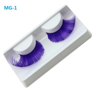 China Queen Soft Eyelash Party Lashes Colored Step Lashes Exaggerated Lashes for sale