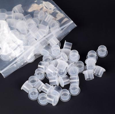 China 100PCS/Bag Disposable Tattoo Supplies Disposable Plastic Pigment Cups Tattoo Ink Cup for sale