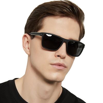 China Fashion Sunglasses Wholesale Aliexpress Hot Selling Men's Black Spring Legs Sunglasses New Square Polarized Sunglasses For Men for sale