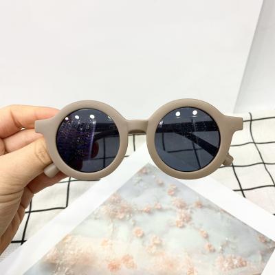 China Fashion Sunglasses Wholesale Circular 2021 Beauty Toddler Frame Children Cute Little Kids Glasses Sunglasses for sale