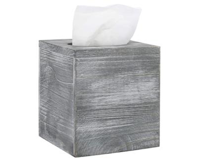 China 2021 Minimalist Best Selling Product Shabby Tissue Box Holder In Bathroom for sale