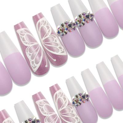 中国 2022 New Design Luxury Long Press On Nails And Whosale Press On Nails Press On Nail Set For Women 販売のため