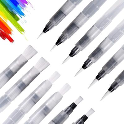 China Yihuale Acrylic 2021 Brush Pen Set, 12 Pieces Watercolor Paint Water Color Pens for Painting Markers for sale