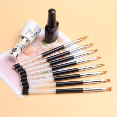 중국 2022 New Durable Yihuale Brush Stick Set Of New Nail Art Brush Pen 8 Color Painting Pen 판매용