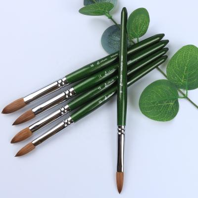 China 2022 Kolinsky Wood Handle NAIL Nail Brush Acrylic Kolinsky Nail Brush en venta