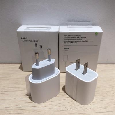 China Fast Charging Speed 20W Original PD Fast Charger USB Type C Wall Charger EU US Plug Usb-c Power Adapter For Apple iPhone 11 12 13 14 Pro Max for sale