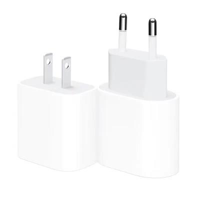 China Mobile Phone Original 20W USB-C PD Charger Wall Charger US EU UK Plug Adapter 20W Type C Fast Charging For iPhone14 pro max iPhone13 iPhone12 for sale