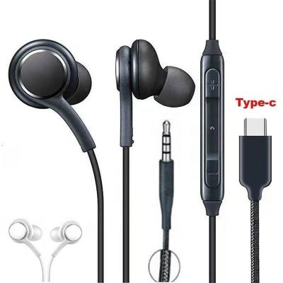 China In-ear EO-IG955 Type C Headphone For Samsung Note 10 Earphones For AKG USB C in-ear Earphone With Mic Volume Control Wired Earbuds for sale