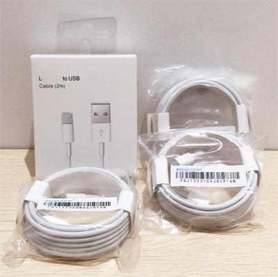 China Fast Charging Speed Free Shipping Charger Cable 8ic Foxconn 2M Fast Charging Line Data USB Line Cables Sync for iphone 14 13 Pro Max Charging Cable for sale