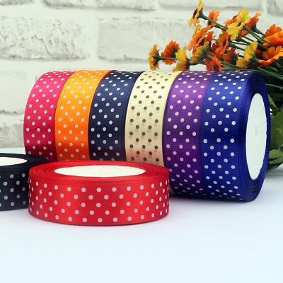 China Single face 1 inch satin stitch ribbon for sale