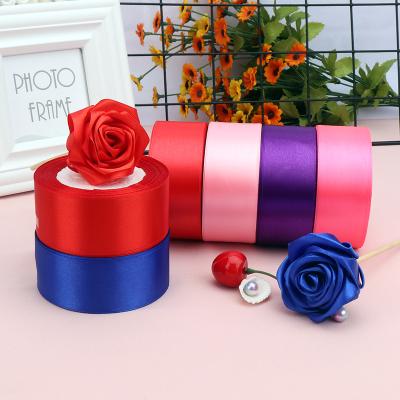 China 1-1/2 Inch 40mm Polyester Single Face Satin Ribbon Single Face Online Direct Buy for sale