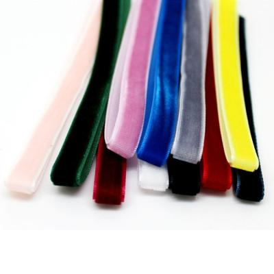 China Wholesale Colored Recyled China Velvet Ribbon For Wrapping for sale