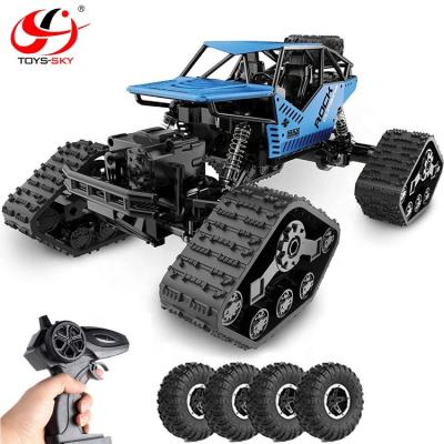 China RC Model Hot Sale 4WD Off Road Monster Truck Vehicle 1/16 Conquering All Terrain RC Rock Crawler 4x4 Car Climbing Kids Toys With Tires for sale