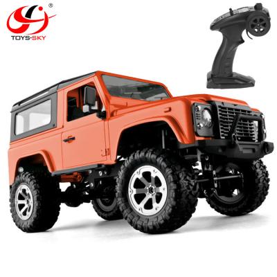 China Real-time hot sale 2.4G 4CH 4WD RC off-road truck Wifi off-road remote control truck high speed cross country rock crawler D90 hardcore defender MN99S for sale