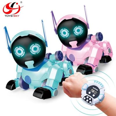 China Best Educational RC Robot Dog Toys 2.4G Flip Smart Watch Fancy Music Battery Operated Light for Boy and Girl for sale