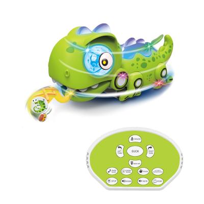 China RC model CQTOYS 2.4G remote control toys gesture feeling rc chameleon with sound lights sucking and story telling function toy kids for sale