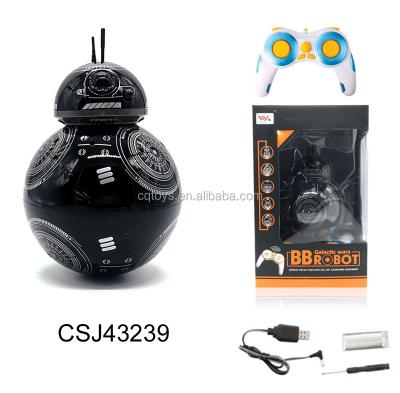 China RC Model New 2 IN 1 Sales 17CM BB-9 RC BB8 Amphibious Vehicles Hot Smart Remote Control Robot 2.4G Small Ball For Sale for sale