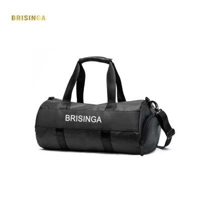 China Wholesale Waterproof Sports Foldable Duffel Bag Gym Custom Logo Sports Waterproof PU Leather Gym Bag For Women for sale