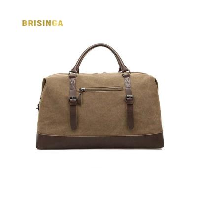 China Nylon Carry All Travel Accresories Luggage Bag Brown Smart Travel Bag Fleece for sale