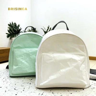 China Wholesale Waterproof Tyvek Paper Leisure Tote Women Backpack School Bags For Girls for sale