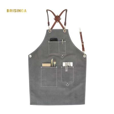 China Wholesale Food/Drink Kitchen Canvas Apron Dress Patterns Mother Daughter Polyester Apron Jeans Apron Custom Cotton 3-5days 77*68cm 50pcs for sale