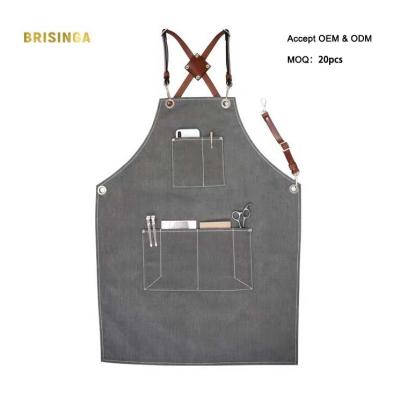 China Bartender Aprons Cotton Bar Restaurant Sublimation Child Apron Beverage / Food Customized White for sale