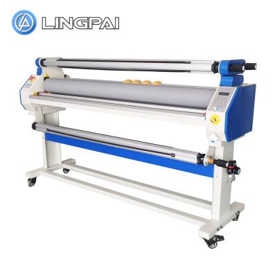 China Lingpai LP1700-T1 Automatic Laminator Machine Roll Laminating Hot Cold Laminating Machine LP1700-T1 for sale