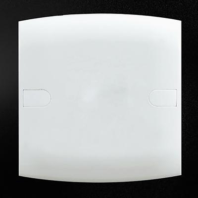 China Type 86 Sokai Brand White Plate Socket Cover Outlet Factory Made Recessed PC Cover for sale