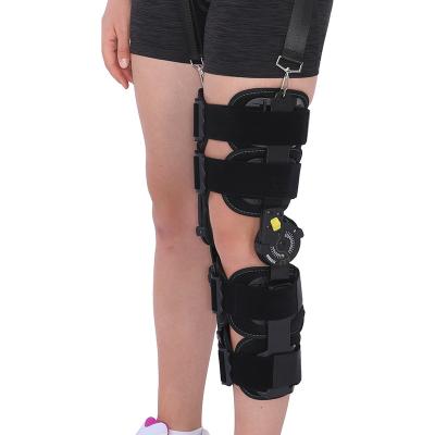 China TJ033 Comfortable Breathable Angle Adjustable Knee Brace Aorthopedic Medical Leg Brace for sale