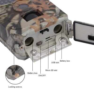 China PORTABLE 110 degree wide angle infrared night vision trail camera / waterproof wildlife hunting camera for sale