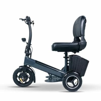 China Multifunctional aluminum alloy for the elderly large disable Seat 3 wheels electric scooter electric tricycle for sale