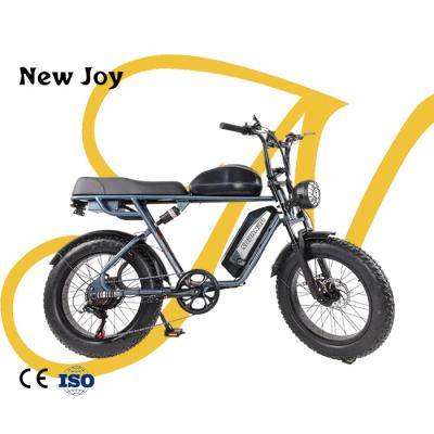 China Cheap New Arrival Aluminum Alloy Scrambler Super Powerful Fat Bike 48V 750W 1000w Fat Tire Electric Bike for sale