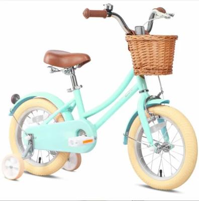 China Wholesale Current Popular Pink Green 12 14 16 Inch Girls Bike Hybrid Kids Bike For 3 4 5 6 7 Years Old Kids for sale