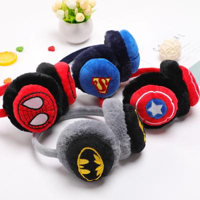 China Washable Ear Muffs For Kids Winter Ear Warmers Covers For Cold Weather Behind The Head Style Fleece Black Earmuffs for sale