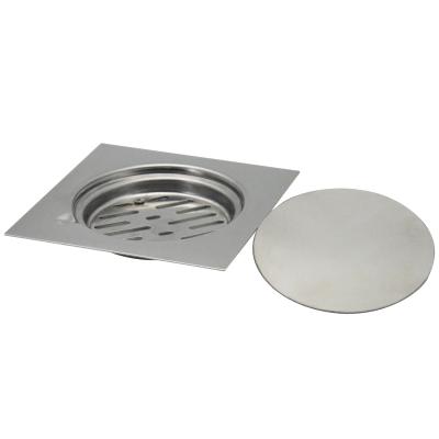 China Stainless Steel 201 Bathroom Floor Drain Kitchen Antirust Cheap Mirror Polished Floor Drain for sale