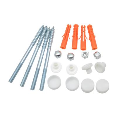 China YG030007 Durable German Type 20 Pcs OPP Bag Sanitary Ware Set Bathroom Sink Accessory Screw Sets Hardware Parts Screw Set Bag for sale