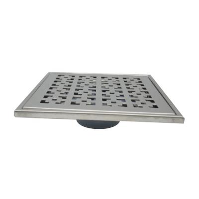 China Hot Sales 15*15cm Rust Proof Rust Proof Anti-odor Russia 201 6 Inch Drainage Stainless Steel Quick Floor Drain for sale