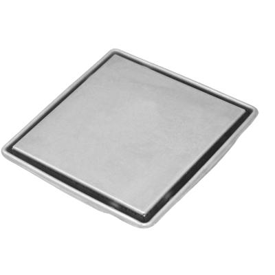 China 8 Inch Large Square 201 Stainless Steel Floor Drain Hotel Shower Room Removal Rustproof Floor Drain for sale