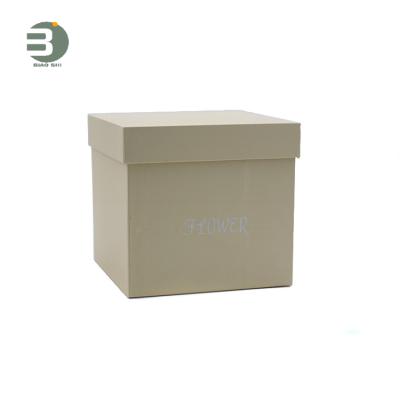 China Rigid Custom Pink Rose Flower Bouquet Packaging Gift Paper Box OEM Fancy Cajas Para Flores Handmade Luxury Empty Cardboard Square for sale