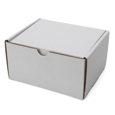 China Materials Factory Folding Fin Corrugated Cardboard Packaging Shipping Paper Box Reused Logo Gift Box For Shipping Goods Listing Packing Box for sale