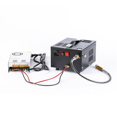 China 12V PCP Compressor 4500 PSI 300 Bar Oil Free Portable Compressor With 110v 220v Power Supply for sale