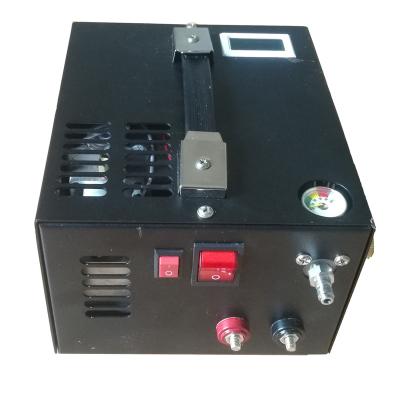 China Portable Oil Free 12V DC Power Supply 300bar 4500 PSI High Pressure Mini Pcp Air Compressor for sale