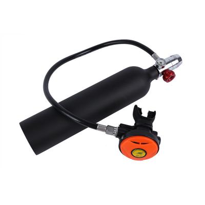 China 1 L aluminum scuba air tank with harness and respirator for sale