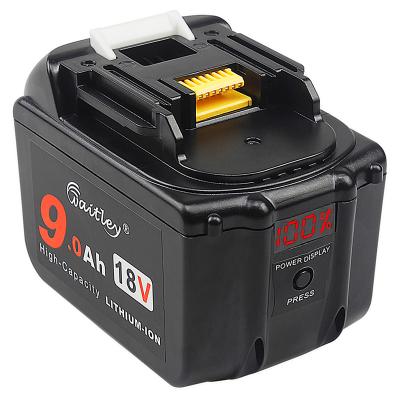 China Machine Tools Waitley BL1830 18V 9.0Ah Replacement Battery Compatible with Makita BL1840 BL1850 BL1860 BL1890 LXT Lithium Ion Battery Tools for sale