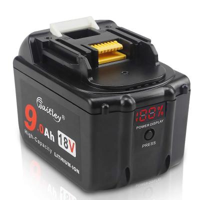 China Replacement Power Tools 18V 9.0Ah Li-ion Batteries for Makita BL1890 BL1850B BL1850 BL1840 BL1830 BL1815 BL1845 LXT-400 Cordless Drill for sale