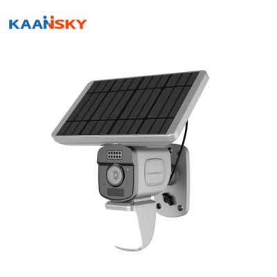 China Solar Powered Battery Camera KAANSKY IP66 2MP P2P PIR WiFi Solar Powered CCTV Outdoor Wireless Camera for sale