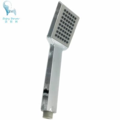 China Functional For Water Saving Shower Head 2021 New Square Hand Shower With TPR Easy Clean For Bathroom Use for sale