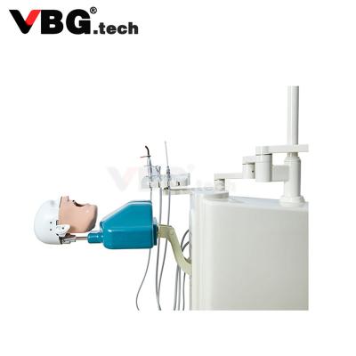 China Manual Control System Simulation Dental Unit Dental Manikin With Torso Phantom Head Practice Manikin Dental Handpiece for sale