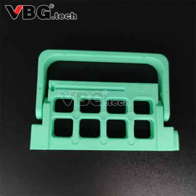 China Green Color Plastic Desktop Stand Sterilizable Dental Box For Dentist Autoclave Sterilizer Case Disinfection Box Maker Dental Lab Bur Box for sale