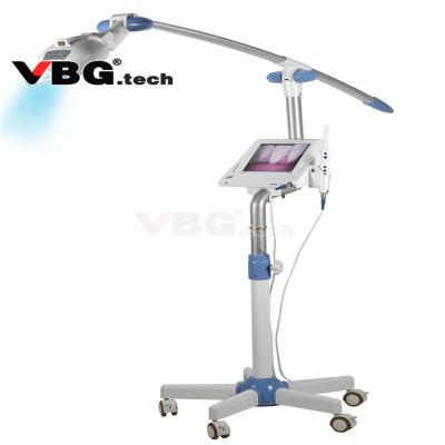 China Teeth Treatment Dental Equipments Cool Blue Light Teeth Whitening Unit With Intra Oral Wifi Camera And 8 Inch LCD Monitor For Clinic for sale